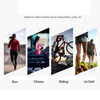 Casing Ponsel Lengan Olahraga Neoprene Tahan Lama, Jaring Bernapas, Tahan Air, Lubang Headset, Universal, Hitam Biru Hijau