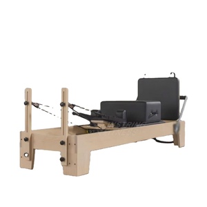 เครื่องออกกำลังกายพิลาทิสแบบรีฟอร์มเมอร์ รุ่น Insring P001 สำหรับใช้ในบ้านหรือเชิงพาณิชย์ ทำจากไม้โอ๊คและไม้เมเปิล ทนทาน รับประกัน 1 ปี ขายส่ง - Product Image 1