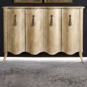 <span class=keywords><strong>Buffet</strong></span> en bois vieilli, meuble de rangement à 4 portes avec façade incurvée pour salon et <span class=keywords><strong>salle</strong></span> à <span class=keywords><strong>manger</strong></span> - Product Image 2