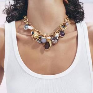 Coloré ZA alliage acrylique résine coeur fleur gland boucles d'oreilles femmes bohême perle lanterne boule balancent boucle d'oreille collier ensemble - Product Image 3