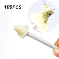 Applicateurs de cire pour le nez en plastique à double extrémité, outil de manucure indolore, repousse-cuticules, accessoires de nettoyage certifiés CE X70