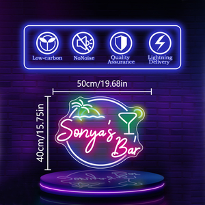 Letrero de Neón Personalizado, Luces Decorativas LED Acrílicas para Dormitorio, Arte Mural con Forma de Corazón de 5m, Diseño Gratuito con Decoraciones de Pared de Neón LED Acrílicas - Product Image 3