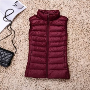 <span class=keywords><strong>Chaleco</strong></span> <span class=keywords><strong>Oversize</strong></span> de Plumón de Pato, Cortavientos, con Cuello Alto, Informal y Acogedor, Relleno de <span class=keywords><strong>Plumas</strong></span> Blancas, para Mujer, Ideal para Usar en Capas en Otoño - Product Image 1
