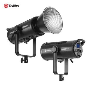 Tolifo X-400B Plus Bi-color LED Video Light 2700 To 6500K CCT Mono Light For Video Shooting For Studio And Film/TV Production