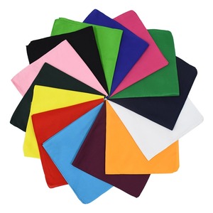 Factory Custom Square Polyester Solid <strong>Color</strong> <strong>Bandana</strong> Sports Outdoor Running <strong>Bandana</strong> Wholesale Custom <strong>Bandana</strong> With Logo - Product Image 4