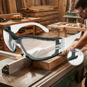 Gafas Protectoras con Sellado de Espuma Más Vendidas, AS/NZS 1337.1, Lentes Transparentes de Policarbonato de Alto Impacto - Product Image 1