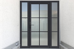 <span class=keywords><strong>Porte</strong></span> battante en aluminium moderne intemporelle - Design simple et élégant avec un style contemporain - Product Image 4