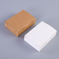 Vente directe prix raisonnable mini boîte à gâteau en papier kraft à emporter gâteau d'anniversaire frites papier fast-food boîtes d'emballage avec logo