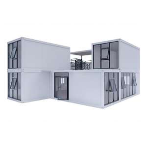 منزل حاوية فاخر بثلاث غرف نوم وحمام واحد، منازل حاويات قابلة للطي مسبقة الصنع بمقاس 20 و40 قدمًا للبيع - Product Image 6