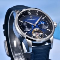 Nouvelle montre mécanique PAGANI DESIGN YS021 Tourbillon, verre saphir, bracelet en cuir classique, montre pour homme, étanche, automatique, 2026