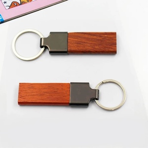 Custom <b>Personalized</b> Leather <b>Keychain</b> With Laser Engraved Wedding Favors Charm Plain Wood Pouch Cork for Key Organization - Product Image 5