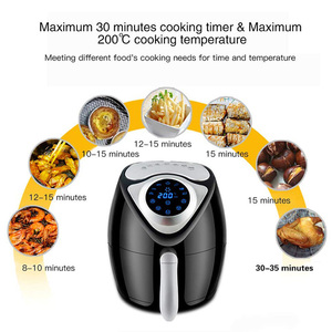 2,6l Aparato de cocina inteligente, eléctrico Digital <span class=keywords><strong>comprar</strong></span> <span class=keywords><strong>freidora</strong></span> de aire cocina secar la potencia comercial pequeño sin aceite <span class=keywords><strong>freidora</strong></span> de aire profundo/ - Product Image 2