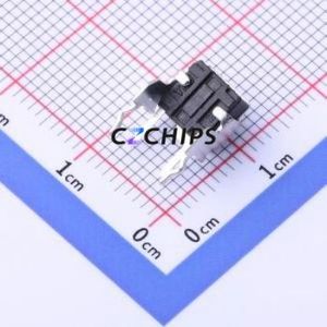 TC-00100GD-050C Tactile Switch Through hole Component THT Switch Single Pole Single Throw Round Button Right Angle Insert 6.2mm - Product Image 2