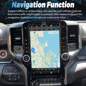 Reproductor Multimedia para Auto Dodge Ram 1500/2500/3500 2019-2023, Android 14, DSP Estéreo, 1 DIN, CarPlay, Pantalla Táctil para Tablero, Octa-Core - Product Image 3
