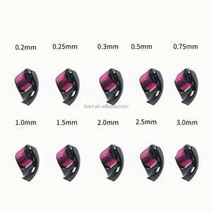 Titanium rol 0.2 untuk pria wanita, 0.3/ 0.5/0.75 /1.0/1.5/2.0/2.5mm pertumbuhan rambut jenggot - Product Image 4