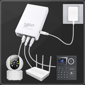 Niuniu 8000mAh 5V/9V/12V DC UPS sao lưu cung cấp điện dung lượng cao 18650 pin lithium cho thiết bị nhà Wifi Router CCTV - Product Image 2