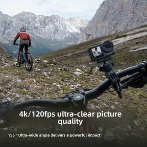 Cámara <span class=keywords><strong>DJ</strong></span> I Action 4 4K/120fps Super-Wide con Estabilización de Imagen para Aventuras al Aire Libre, 155 °   Cámara Ultra Gran Angular Resistente al Agua, Video de Esquí de Invierno - Product Image 5