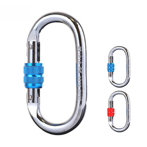 Mosquetón giratorio <span class=keywords><strong>de</strong></span> <span class=keywords><strong>escalada</strong></span> personalizado, aleación <span class=keywords><strong>de</strong></span> acero <span class=keywords><strong>de</strong></span> 25KN, tipo O, <span class=keywords><strong>de</strong></span> seguridad - Product Image 3