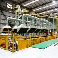 Ligne de production de fonderie hautement automatisée Kewei 5000 tonnes, dotée de machines de fonderie à mousse perdue et de machines de fonderie sous vide