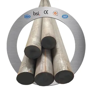 Barra de aço carbono forjada Q235 Ss400 ASTM A36 S235jr Q345b S355jr SAE1020 SAE1045 Rod de ferro carbono laminados a quente