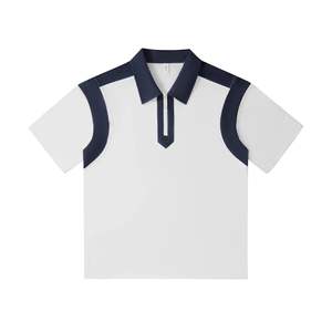 Vente en gros Polyester Coton 4 Way Stretch Designers Polo de golf uni vierge Chemise polo de logo personnalisé avec broderie uniforme - Product Image 4