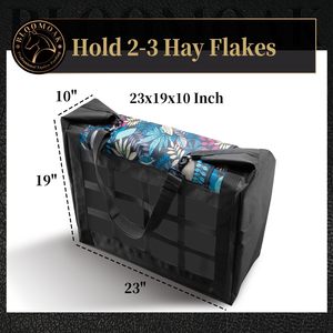 Muestra Gratis, Bolsa para Paca de Heno Extra Grande para Caballos, Ovejas, Ganado, Burros, Bolsa de Almacenamiento de Heno para Caballos, Premium y Resistente - Product Image 5