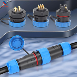 Connecteur mâle-femelle d'aviation étanche 16 m, câble industriel 3 fils, prise avec adaptateurs de jonction de câble étanches, connecteurs - Product Image 3