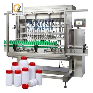 MTW yeni tip otomatik artesian besin çözeltisi kimyasal sıvı gübre dolum makinesi