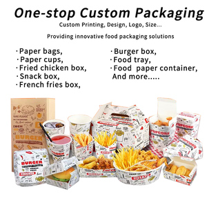 Biểu tượng tùy chỉnh in cấp thực phẩm bánh sandwich wrapper Hamburger bao bì không thấm mỡ sáp bánh sandwich Burger giấy gói - Product Image 6