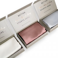 Boîtes rigides en papier ondulé en soie magnétique de luxe Ensemble de sous-vêtements et de maillot de bain de luxe pour femmes Boîte-cadeau en papier pour emballage de chaussettes