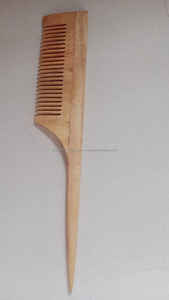 Inde Neem Eco Friendly Neem Peigne à cheveux en bois de neem pour la promotion de salon à domicile et l'utilisation de voyage du fournisseur indien au prix d'exportation - Product Image 4