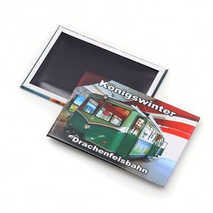 Factory Direct Custom Printing Refrigerator Tourist Scenery Photo Souvenir Customized Tin <b>Fridge</b> Magnets - Product Image 1