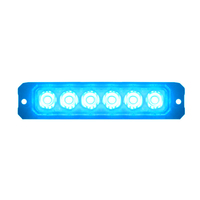 LED-Warnleuchte 3w Kühlergrill Oberflächen montage blinkender Licht kopf für Auto-Notfall-Warn blitzlicht