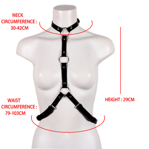 Hot-selling European and American style leather performance costumes, best-selling <b>waist</b> <b>chains</b> and leather accessories, sexy - Product Image 3