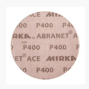 Banda de lijado cerámica Mirka de 1/2 pulg. x 1 1/2 pulg. grano P60 plana para ruedas de pulido - Product Image 5