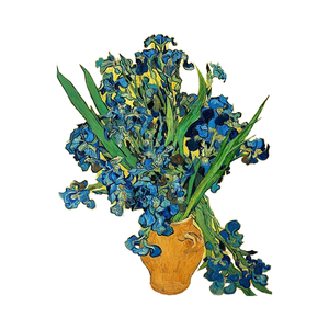 Moderno Vincent <span class=keywords><strong>Van</strong></span> <span class=keywords><strong>Gogh</strong></span> 'Irises' arte da parete olio-Giclee stampe su tela 20x16 vaso fiore per decorazioni per la casa - Product Image 1