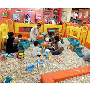 Cát nhựa trắng cho sân chơi trong nhà trẻ em chơi thiết bị khu vực - Product Image 4