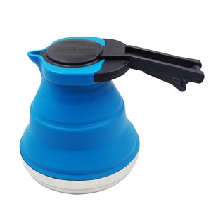 Portatile all'aperto pieghevole in Silicone acqua bollitore per il campeggio cucina forniture per uso alimentare - Product Image 3
