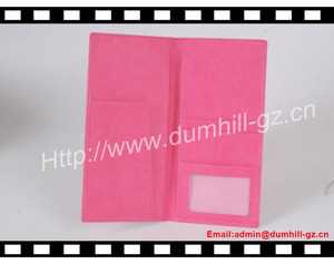 Hot Sale PU Bifold Check <strong>Book</strong> Cover Travel Passport <strong>Wallet</strong> - Product Image 6