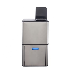 Factory Automatic Sensor Dustbin Trash Can Induction Waste Bin with 20L Storage Bucket