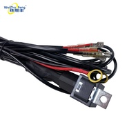 Kit de Cableado Profesional de Alta Resistencia con Portafusibles Impermeable e Interruptor para Cable de Alimentación de Iluminación Automotriz