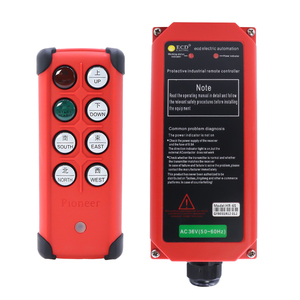 En stock 6 botones de velocidad única fuerte señal de transmisión polipasto eléctrico Control remoto inalámbrico industrial - Product Image 5