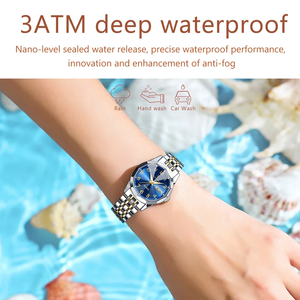 Poedagar 3078 Wholesale Stainless Steel Women Wrist Watch Luminous Waterproof <b>Calendar</b> Ladies Quartz Watches - Product Image 4