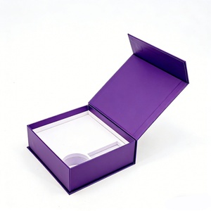 Gift Cardboard Paper Cardboard <b>Box</b> Purple Jewelry <b>Box</b> Eco-friendly Paper Customized Size and Color square Cardboard <b>Box</b> - Product Image 3