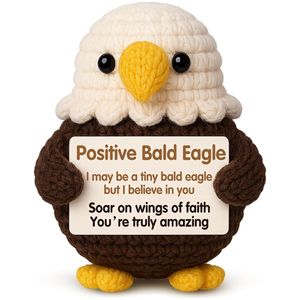 Juguete de Peluche Tejido a Crochet Hecho a Mano con Diseño Positivo para Niños, Venta Caliente - Product Image 2