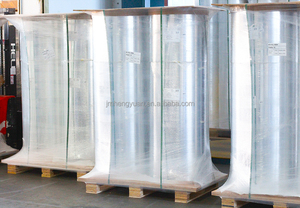 1530mm nhà máy <span class=keywords><strong>50</strong></span> <span class=keywords><strong>UM</strong></span> sáng bạc boppjumbo cuộn tự dính nhãn phim Polypropylene nguyên liệu nhãn PP Jumbo nhãn - Product Image 5