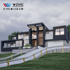 Casa Prefabricada de Acero Ligero de Diseño Moderno y Alto Rendimiento, Casa Modular de Alto Rendimiento - Product Image 1