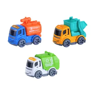 Firction Power 3Pcs Mini Cartoon Schone Sanitaire Wrijving Auto