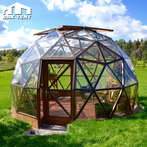 अनुकूलित छोटे गिलास गुंबद तम्बू थर्मास्टाटिक जैव गुंबद ग्रीनहाउस बगीचे में - Product Image 4