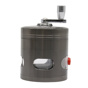 Grinder para Fumar de 4 Capas al por Mayor Accesorios para Fumar Personalizados Moledor Manual de Hierbas Secas de Metal de 63 mm con Logotipo Personalizado OEM - Product Image 5